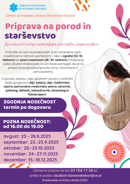 novi termini šola za starše avg-dec 25